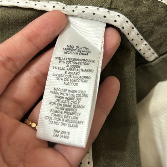 Y2K Juicy Couture Jacket M Military Cropped Button Front Zip Collar Army Green - Picture 9 of 14